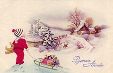 CPA Fantaisie BONNE ANNEE