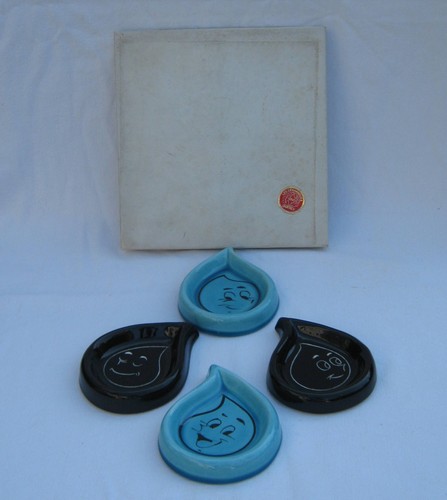 Ancien cendrier vide poche - 4,
