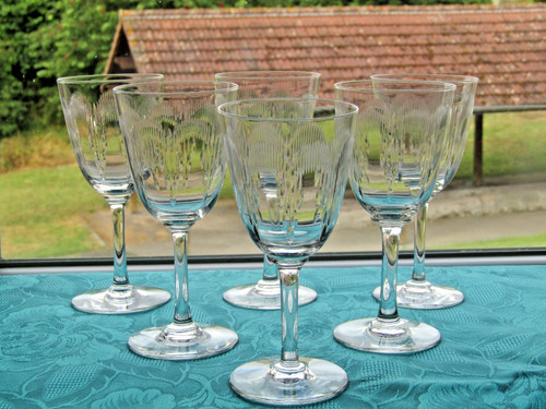 Verres eau cristal de - a, en