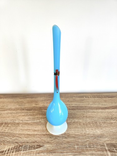 Vase soliflore opaline - vase, bleu