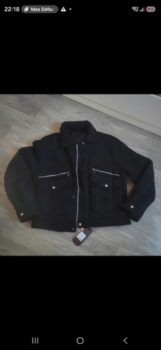 Blouson aviateur oversize noir - blouson,