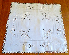 Napperon début XXe en lin