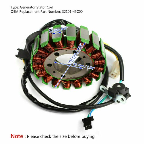 Stator alternateur pour suzuki - stator,