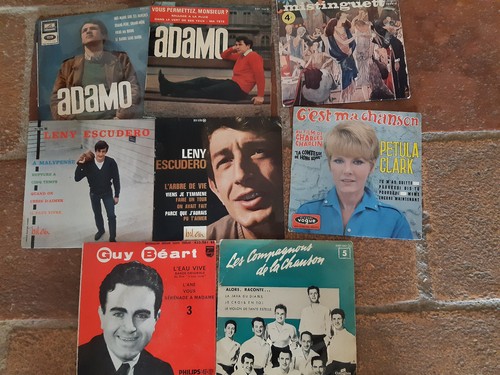 Lot disques vinyles 45t - lot,