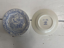 Gien Oiseau Bleu 6 3/4” BREAD/CANAPE/SIDE Plate in classic blue/white