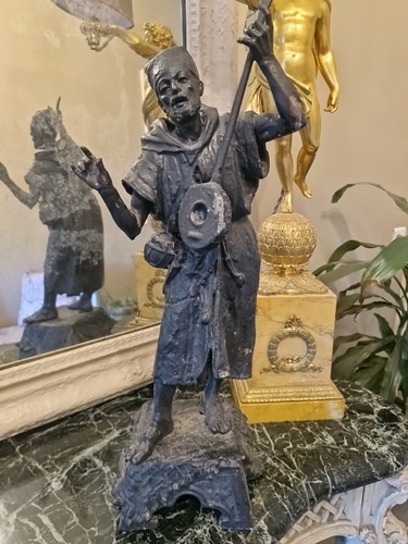 Statue ancienne orientaliste - statue,