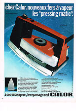 1974 ADVERTISING CALOR IRON STEAM PRESSING MATIC