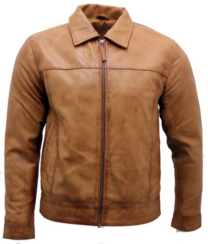 Veste motard cuir nappa - veste, en