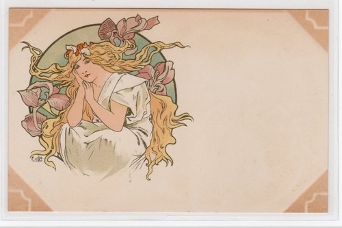 Mucha alfons femme vers - alfons,