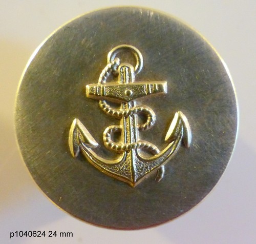 Bouton bombé ancien mm - bombé, 24