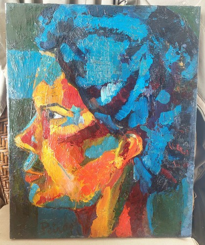 Tableau huile sur toile - tableau,