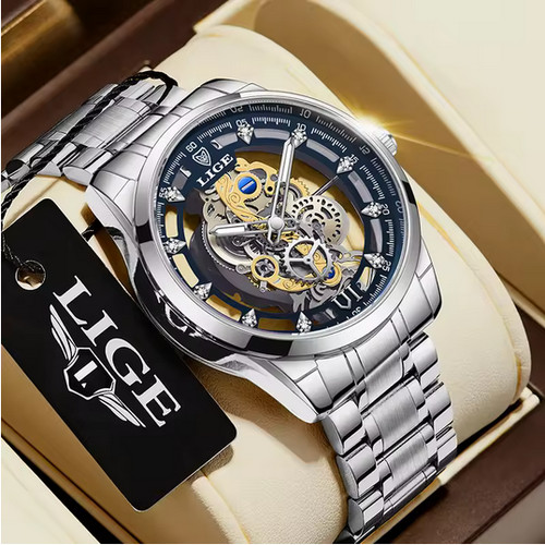 Montre cadran squelette - cadran,