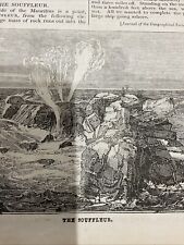 Antique Print 1835  - MAURITIUS - The SOUFFLEUR