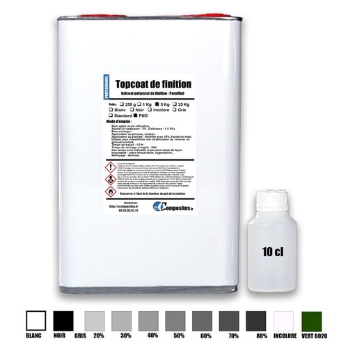 Topcoat gelcoat finition - de,