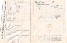 1910 ANNUAIRE DE LA SOCIETE PARISIENNE A PARIS 47-0510