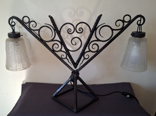 Superbe lampe table art - lampe,
