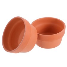  2 Pcs Pot De Plantes Grasses Fleurs Terre Cuite Jardinière À Trou Drainage Pots