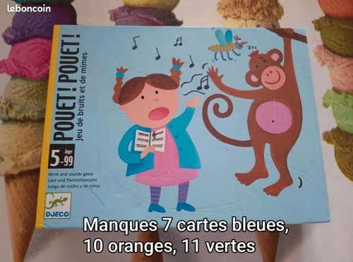 Djeco pouet jeu de - !,