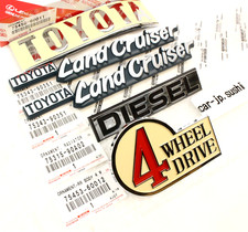 TOYOTA Genuine Land Cruiser 69-80 FJ40 BJ40 FJ45 BJ43 'Diesel Emblem Plate 5-SET