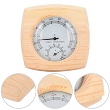 Thermomètre de sauna en bois pour suivi précis de la température et de l'humi