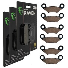 3 Kit plaquettes frein Av G, Av D et Ar Pour Polaris Predator 500  de 2003 à 200