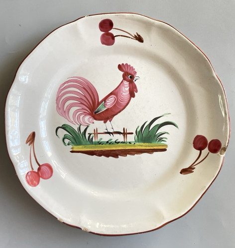 Assiette xix ème - xix, faïence