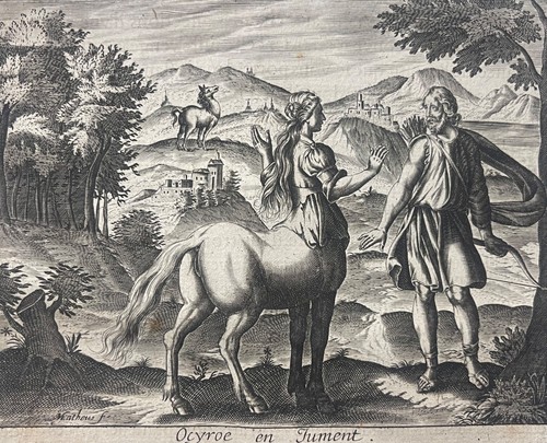 Ocyrhoe est changé - en, jument