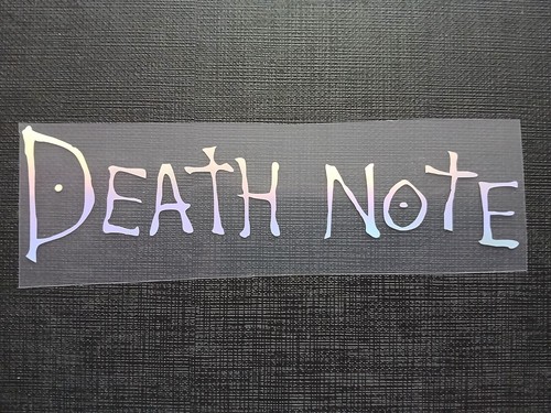 Death note title logo - death, holo