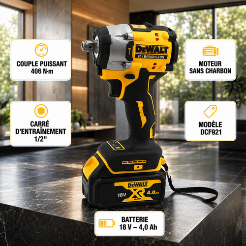 Dewalt clé chocs sans - dewalt,