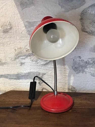 Lampe bureau rouge - de,