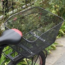 Panier arrière de vélo, organisateur de rangement pour bagages, porte-chiens,