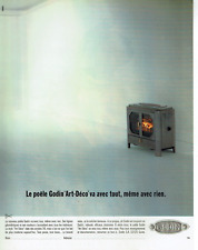 1987 Advertising 1022 Le Poele Godin Art-Deco