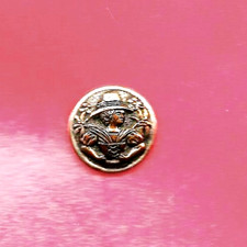 ANTIQUE BUTTON, 1900, 20mm, zipline bust