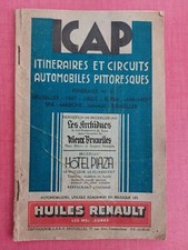 CAP Itinéraires N° 5 et circuits automobiles Bruxelles / Namur - Pub Années 50 