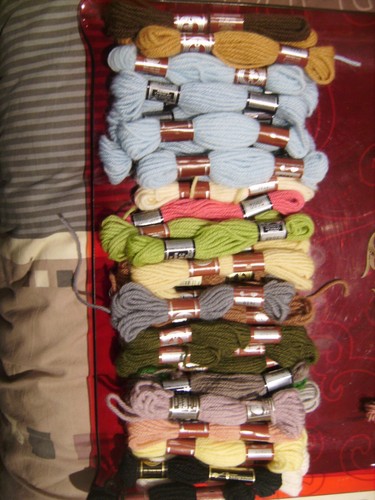 Lot échevettes laine - 37,