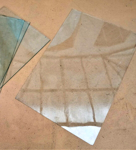 Lot vitres anciennes - 4,