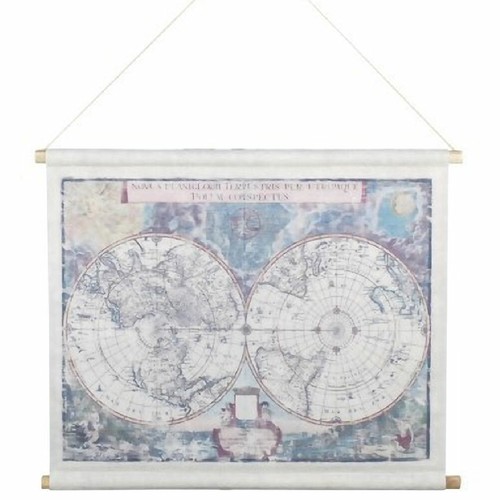 Toile déco carte - déco,