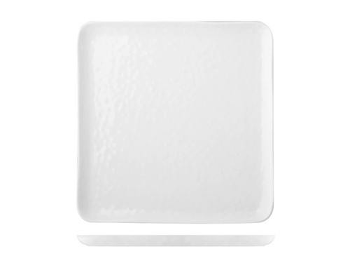 Assiette carrée - assiette, en