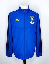 MANCHESTER UNITED FC 2019-20 PRESENTATION JACKET - VESTE TRAINING ADIDAS VINTAGE