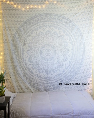 Argent ombre mandala - ombre,