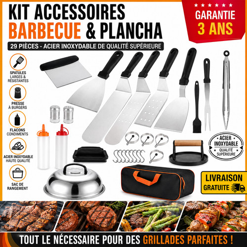Kit accessoires barbecue - kit,