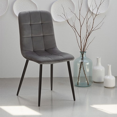 Chaise salle manger velours - salle,