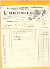 LOUVIERS (27) MECHANICAL CONSTRUCTIONS / CALCIUM CARBIDE "L'HERMITE" in 1910