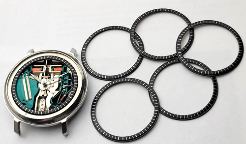 Black chapter ring - black,