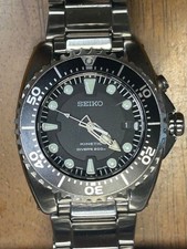 Montre SEIKO Prospex KINETIC 5M62-0BL0 Divers 200m Noir Argent JP