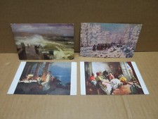 LAPINA SALON PARIS PAINTINGS Set of 4 Cards