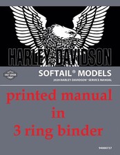 Printed Service Repair Work Shop Manual 2020 Harley Davidson FXLRS Low Rider S