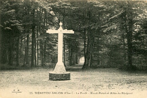 Carte menetou salon - carte, forêt