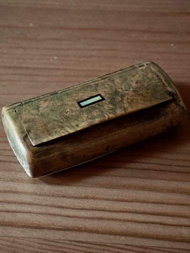 Tabatière ancienne bois - ancienne, en
