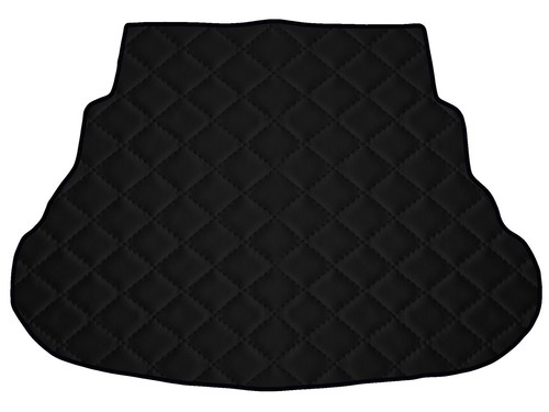 Cuir éco tapis coffre noir - de,